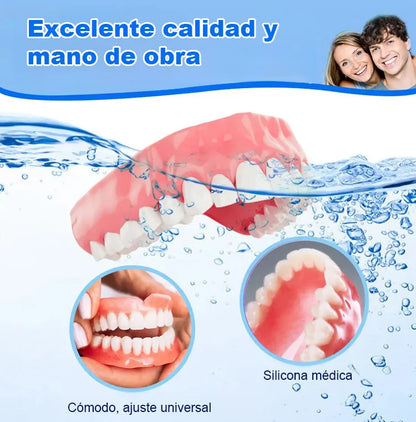 Prótesis Dental Completa con Soporte Esquelético (Sonrisa Firme y Natural)