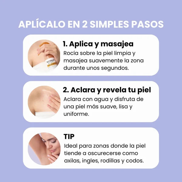 Exfoliante Corporal para Zonas Oscuras – Dr. Melaxin (200ml) ORIGINAL.....GRATIS Crema corporal para hidratar.