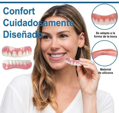 Prótesis dental de silicona profesional ajustable