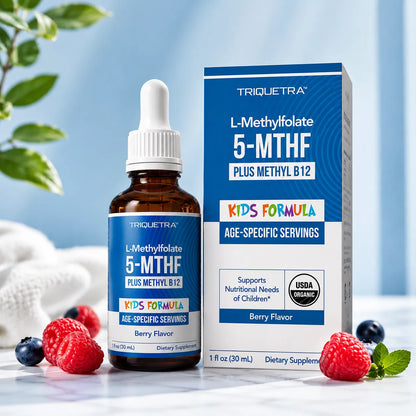 L-Methylfolato 5-MTHF KIDS (Suplemento #1 para el desarrollo de los niños)