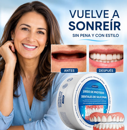 Prótesis dental de silicona profesional ajustable