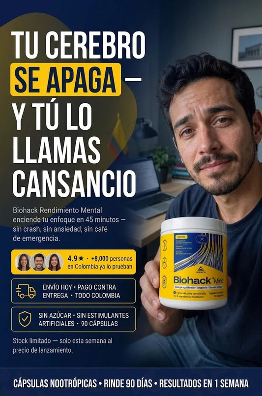 SUPLEMENTO BIOHACK RENDIMIENTO MENTAL